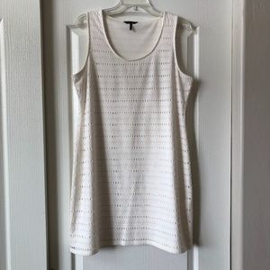 Summer eyelet sheath dress